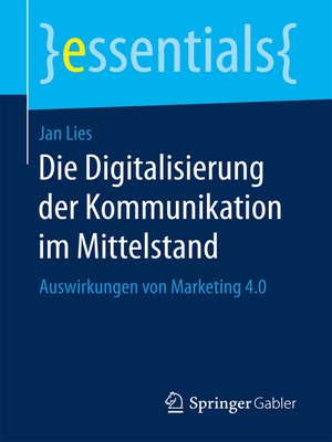 cover image of Die Digitalisierung der Kommunikation im Mittelstand